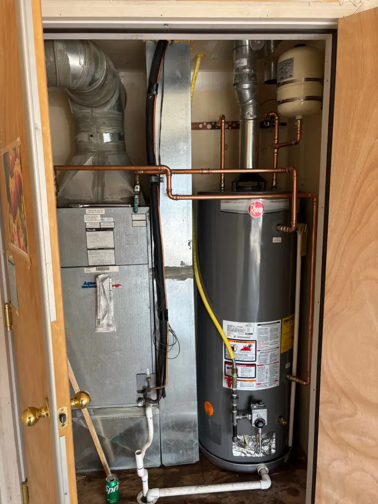 water heater replacement. plumbers in colorado